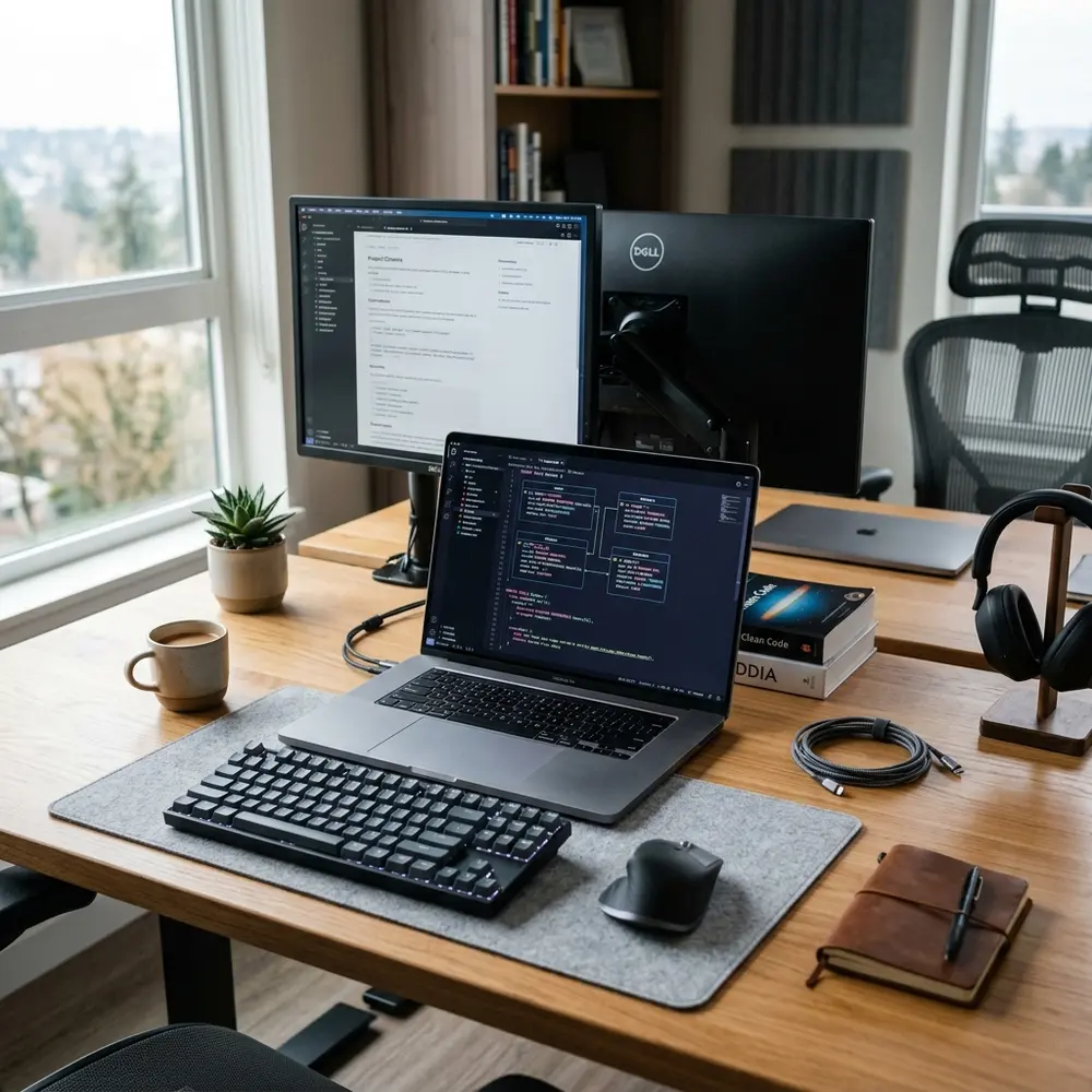 Solutions Matter custom software workspace showing responsive application codes